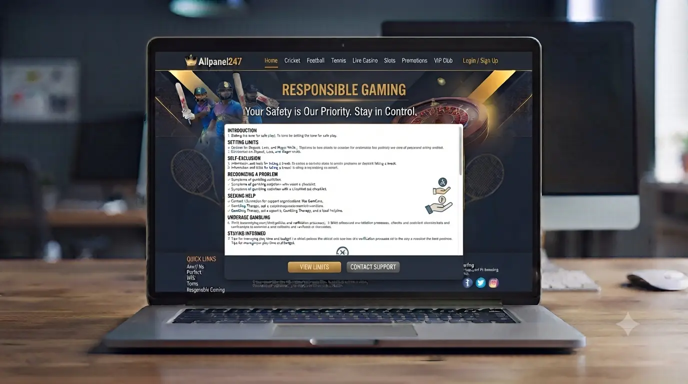 allpanel247 responsible gambling